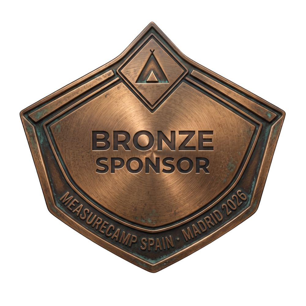 Bronze Sponsor badge for MeasureCamp Spain Madrid 2026